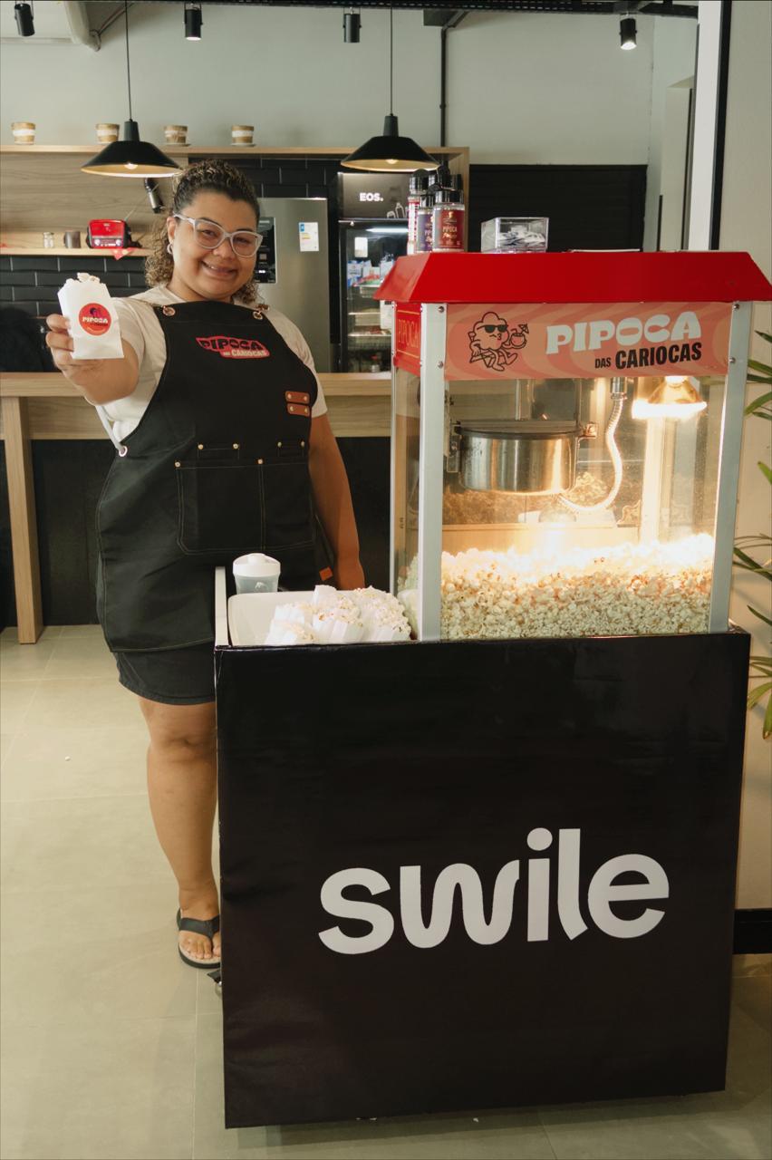 Pipoca das Cariocas em evento